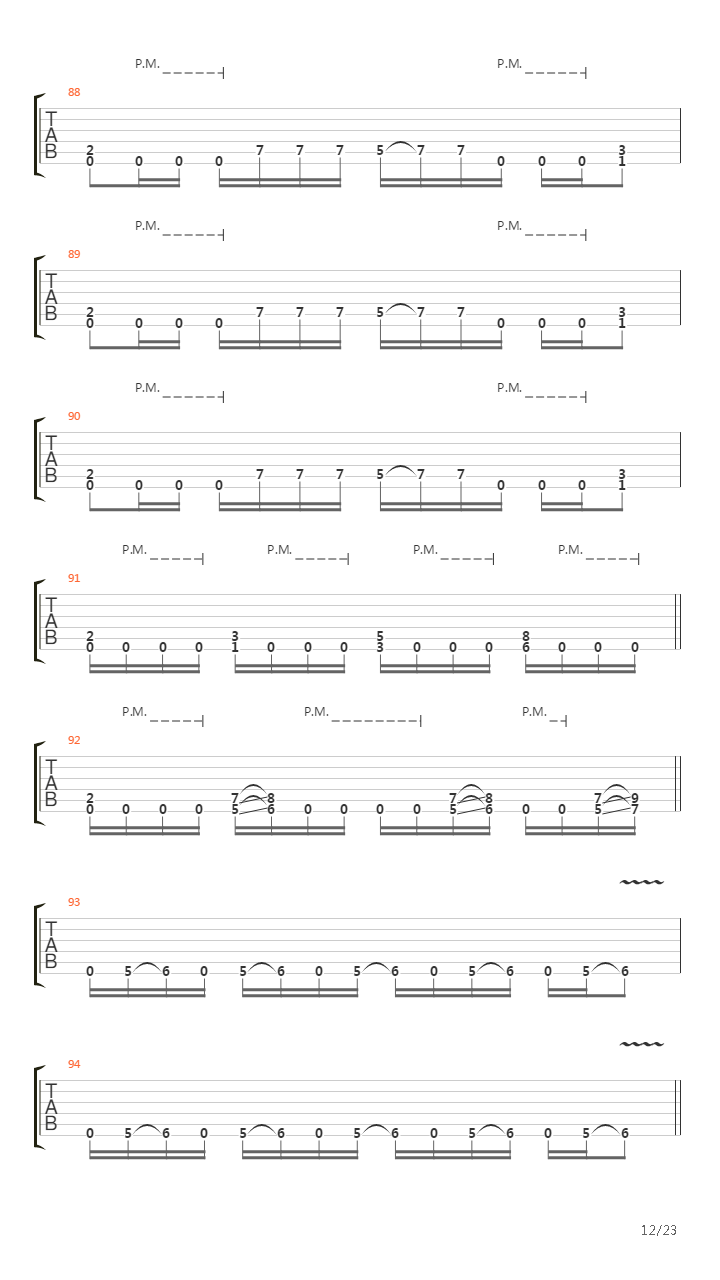 The End Of The Line吉他谱