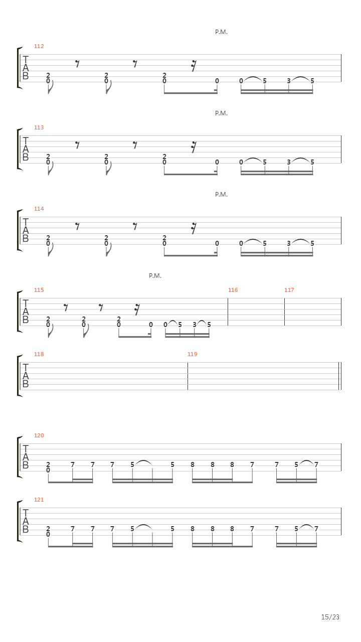 The End Of The Line吉他谱