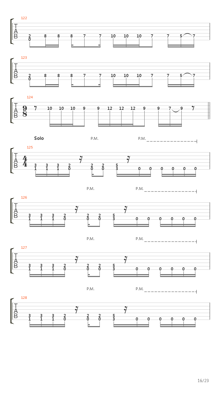 The End Of The Line吉他谱