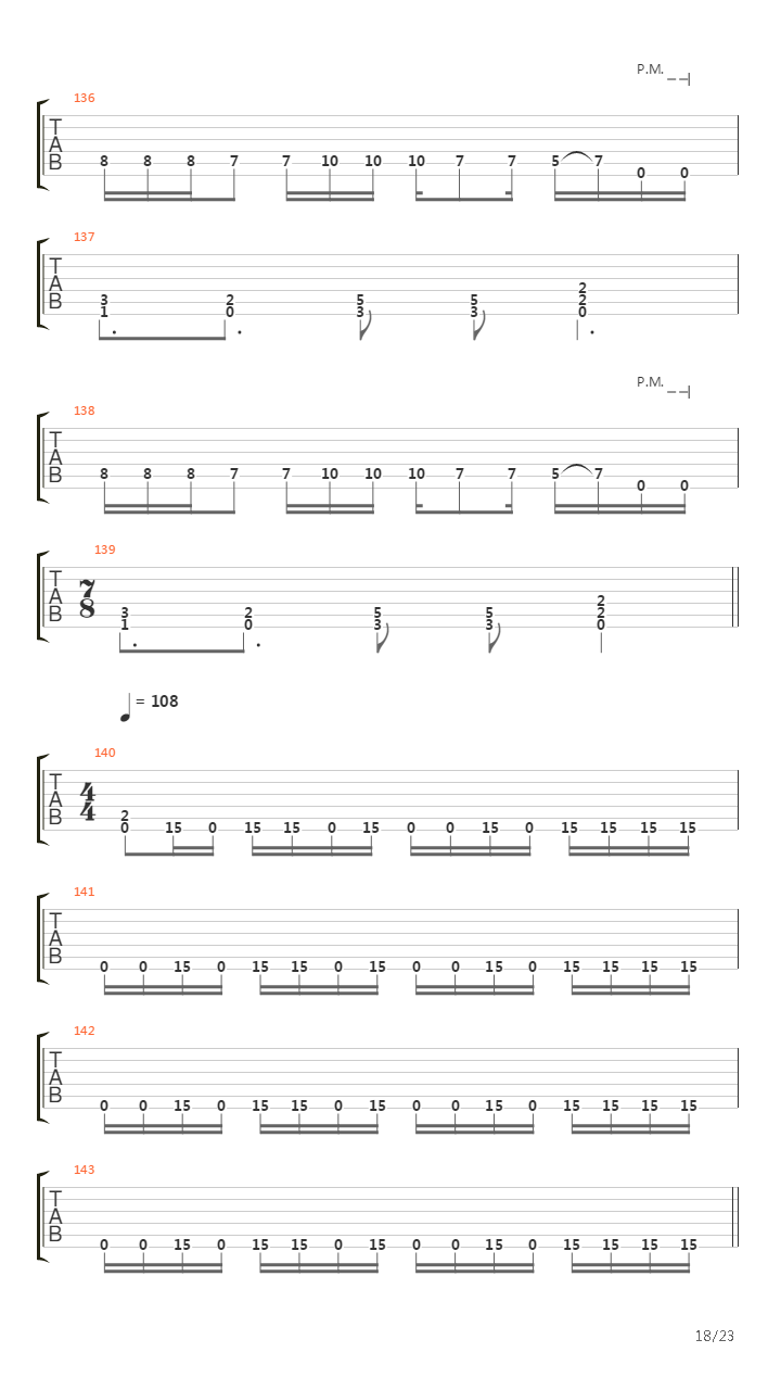 The End Of The Line吉他谱