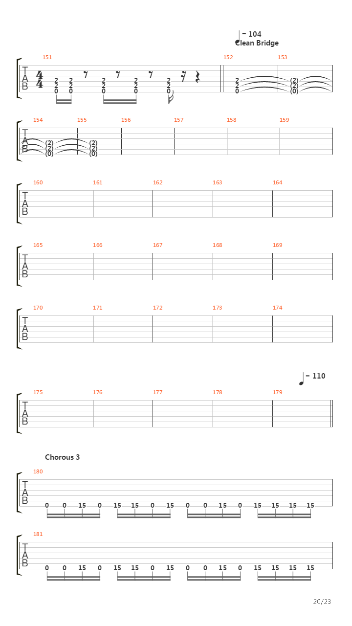 The End Of The Line吉他谱