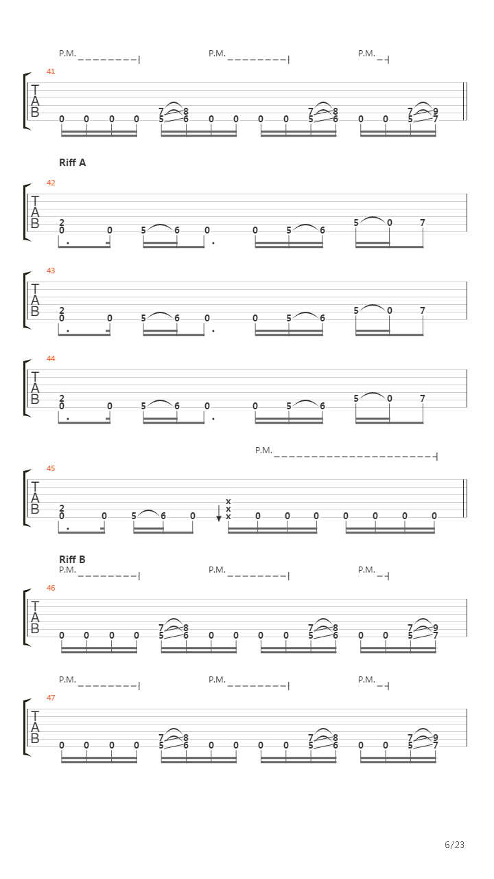 The End Of The Line吉他谱