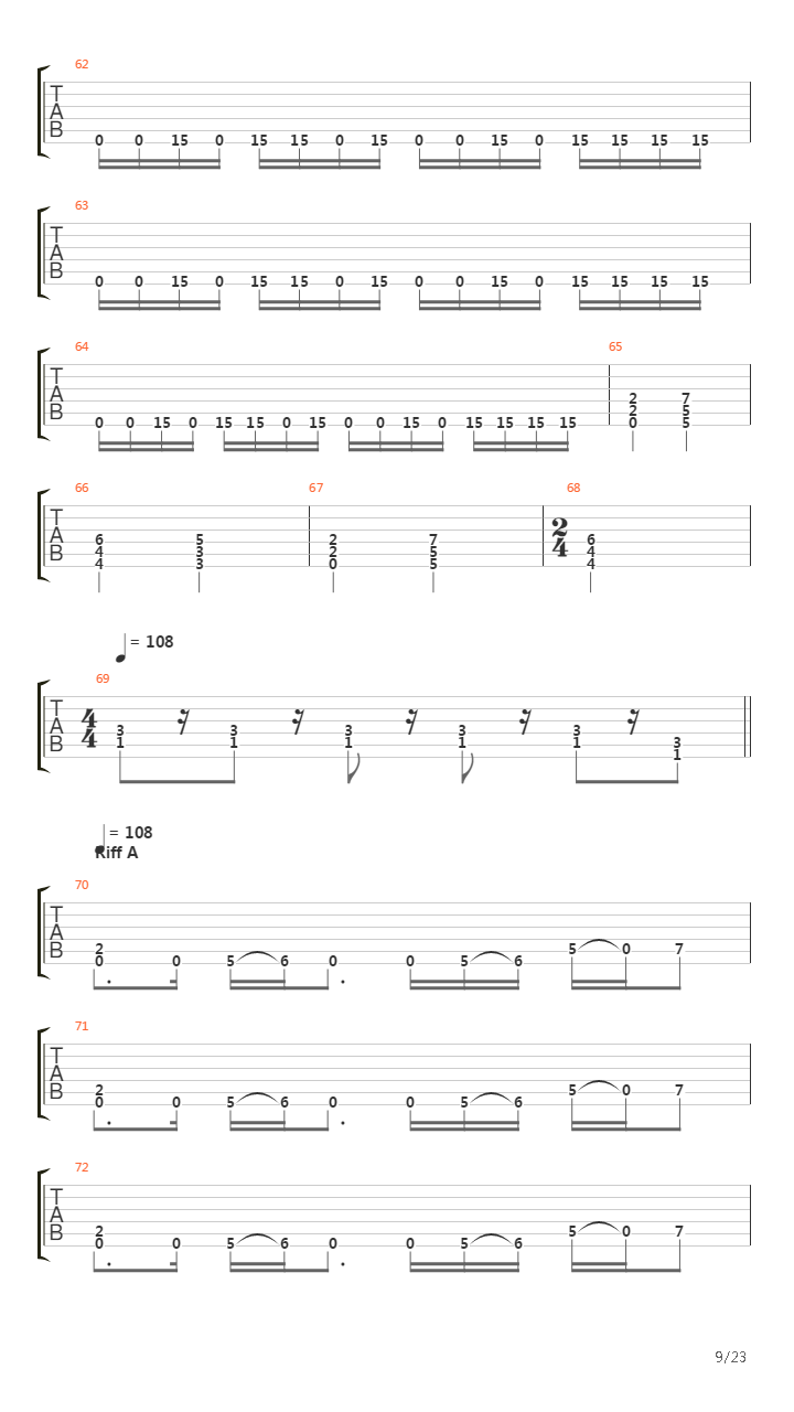 The End Of The Line吉他谱