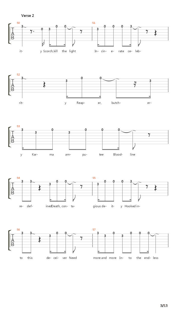 The End Of The Line吉他谱