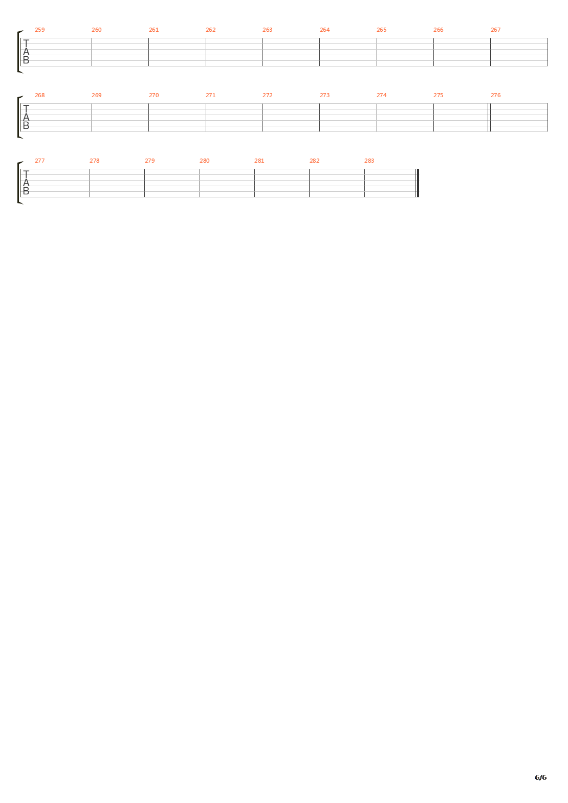 The Four Horsemen吉他谱