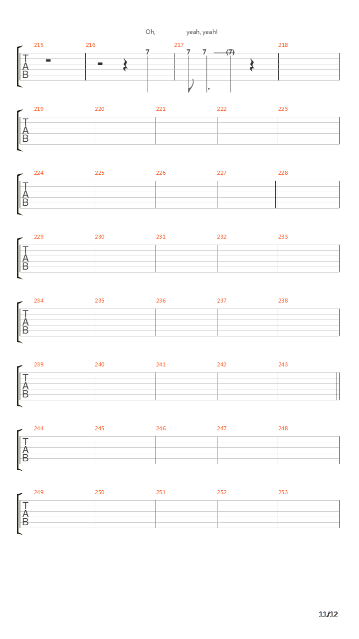 The Four Horsemen吉他谱