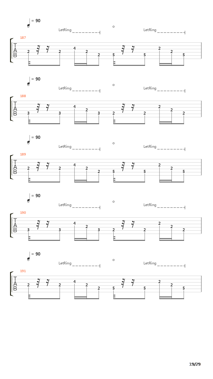 The Four Horsemen吉他谱