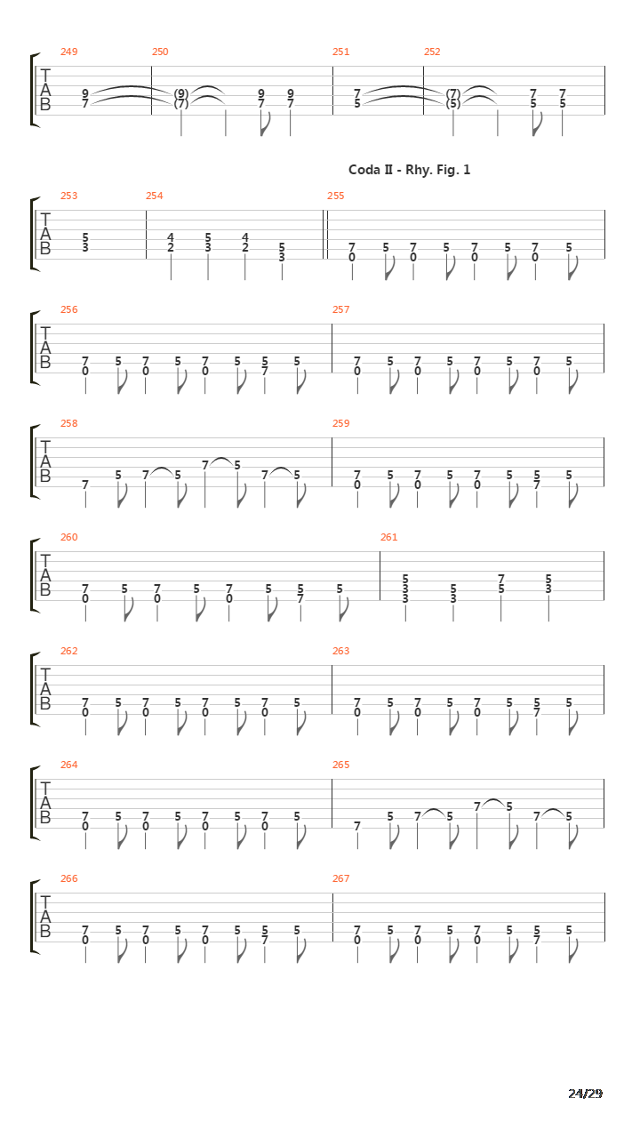 The Four Horsemen吉他谱