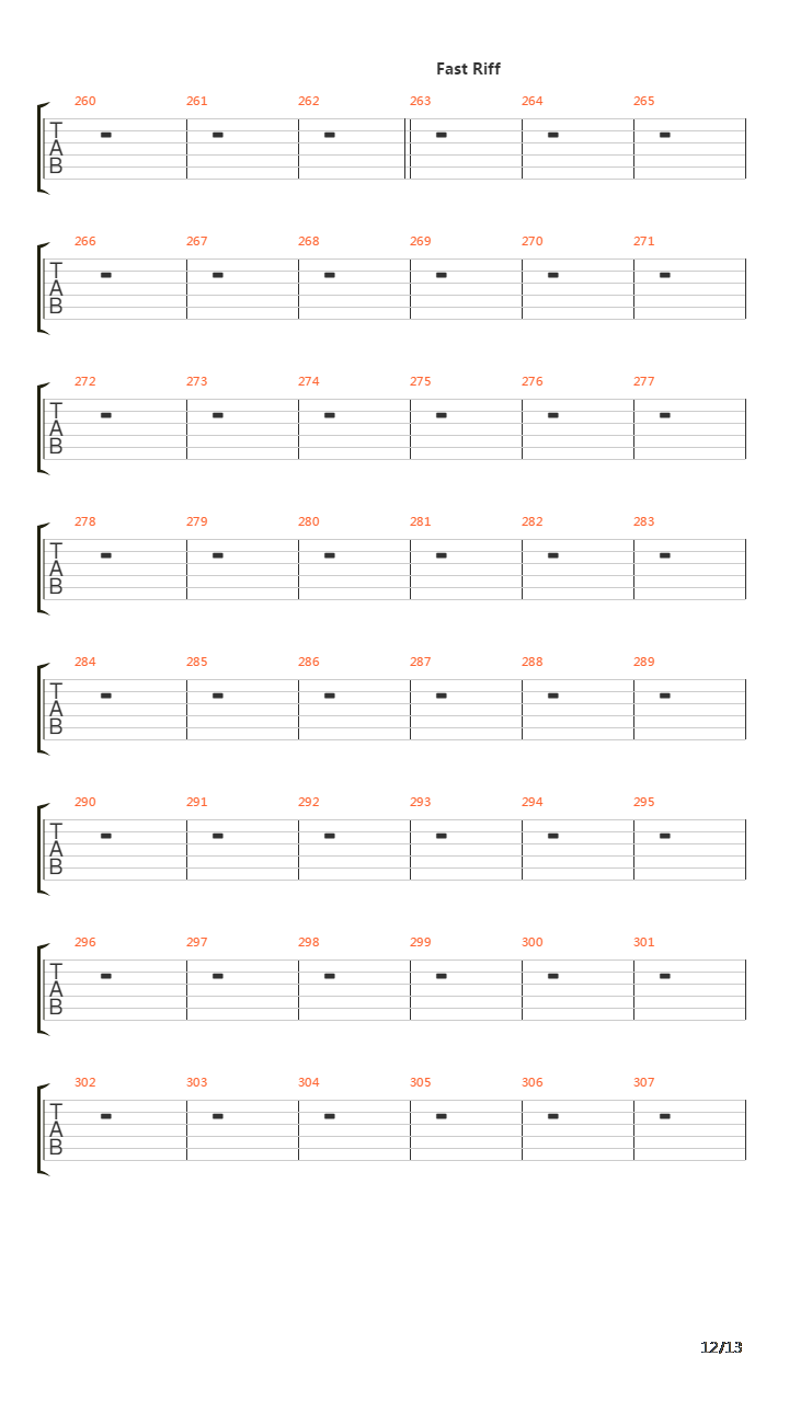 The Four Horsemen吉他谱