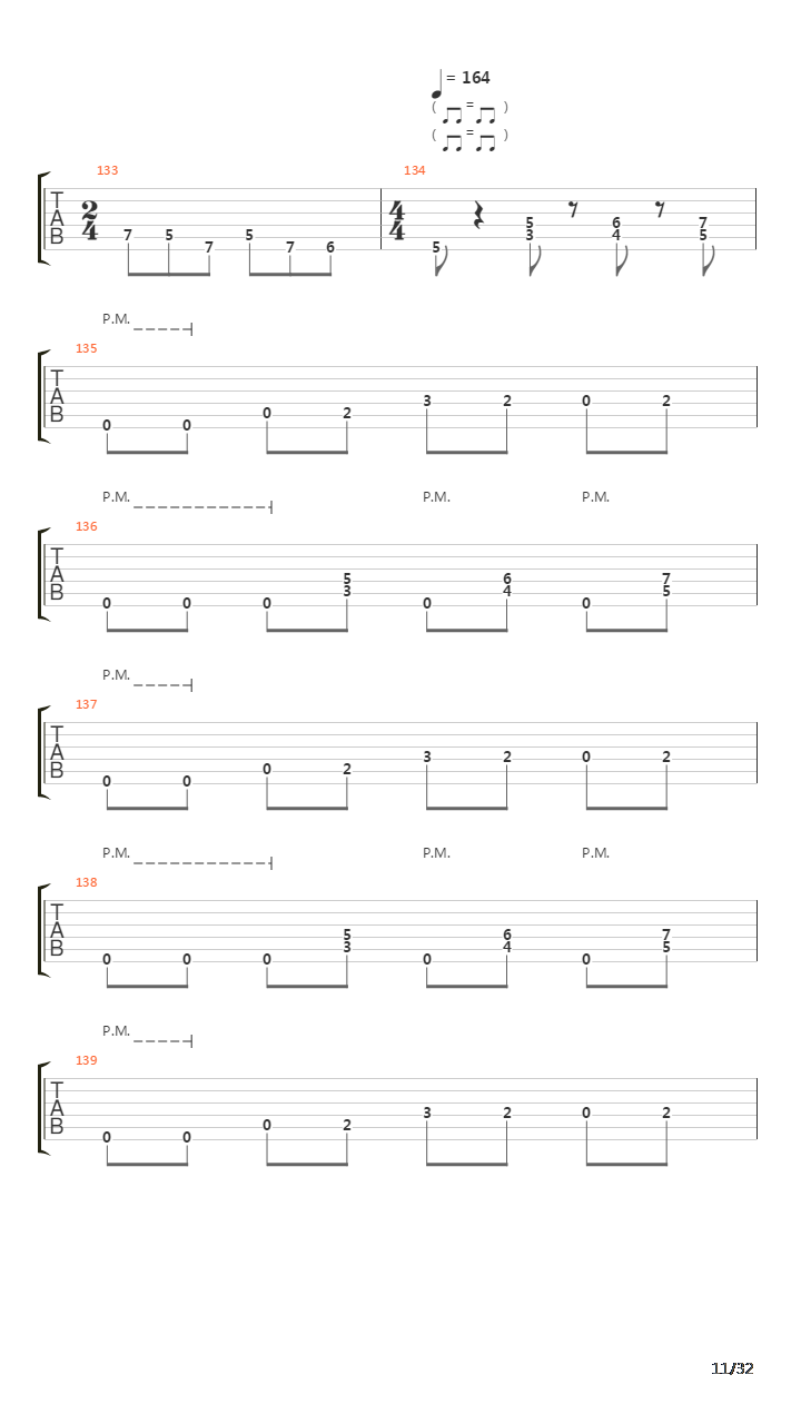 The Four Horsemen吉他谱