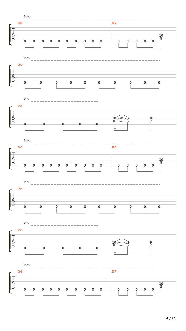 The Four Horsemen吉他谱