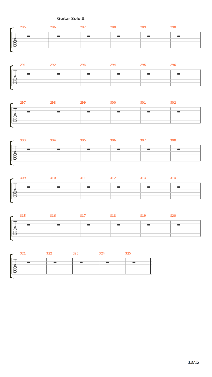 The Four Horsemen吉他谱