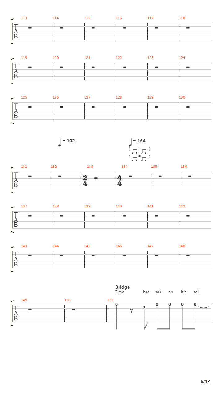 The Four Horsemen吉他谱