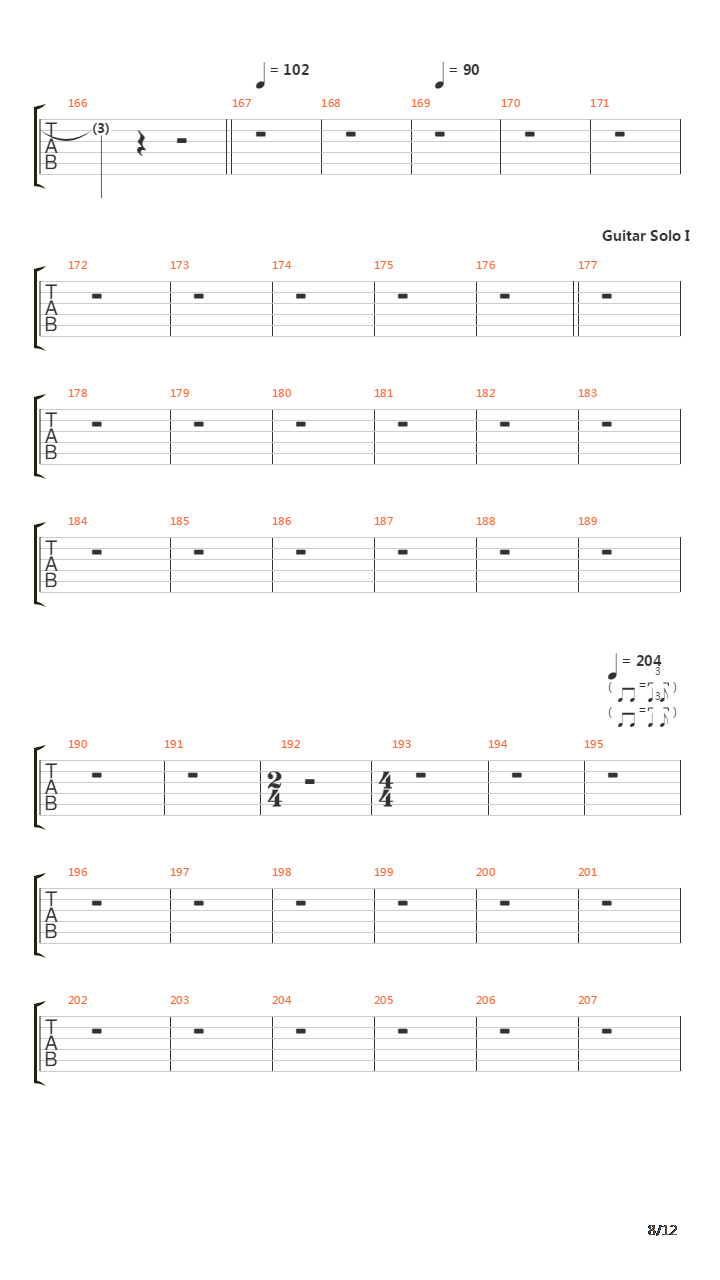 The Four Horsemen吉他谱