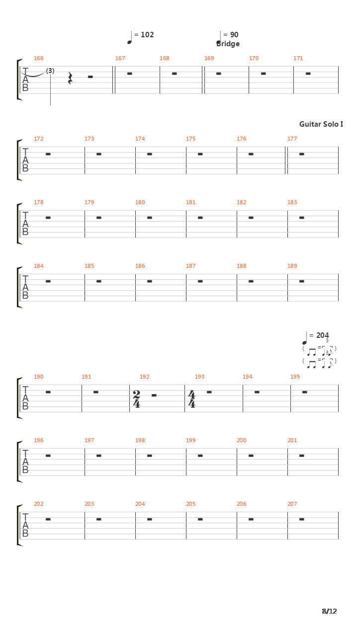 The Four Horsemen吉他谱