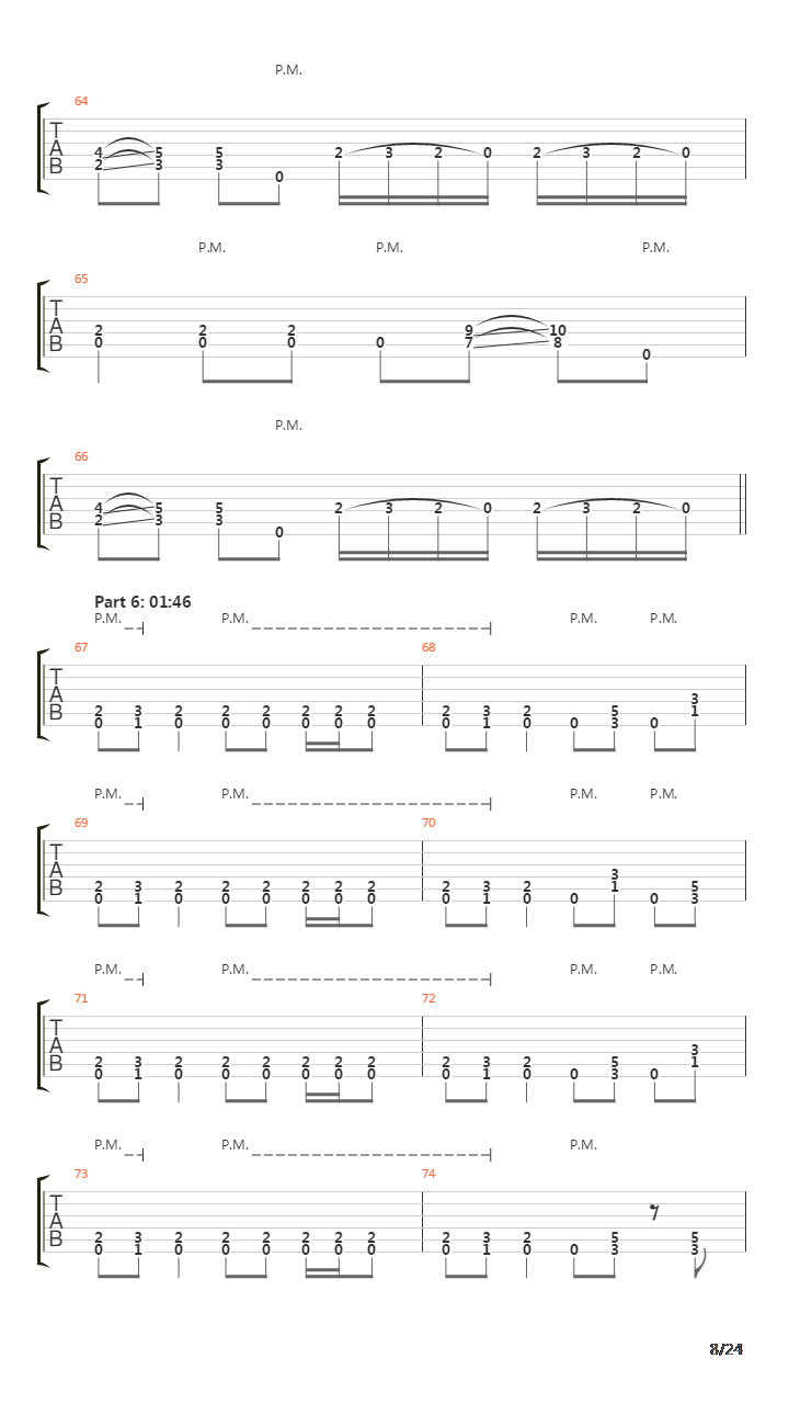 The Shortest Straw吉他谱