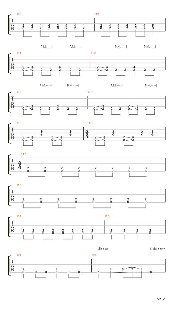 Through The Never吉他谱