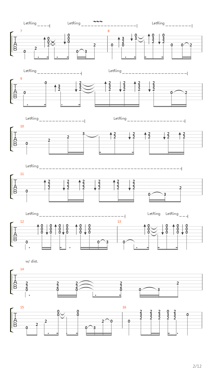 Turn The Page吉他谱