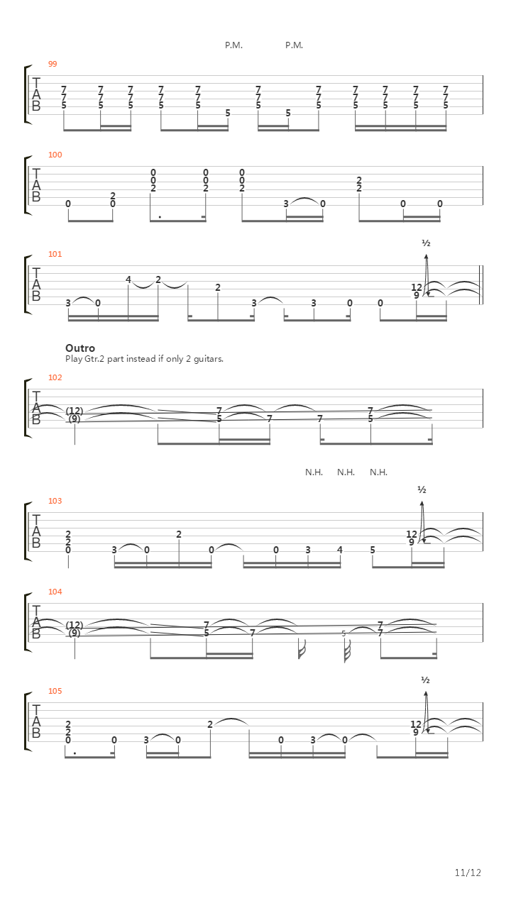 Turn The Page吉他谱