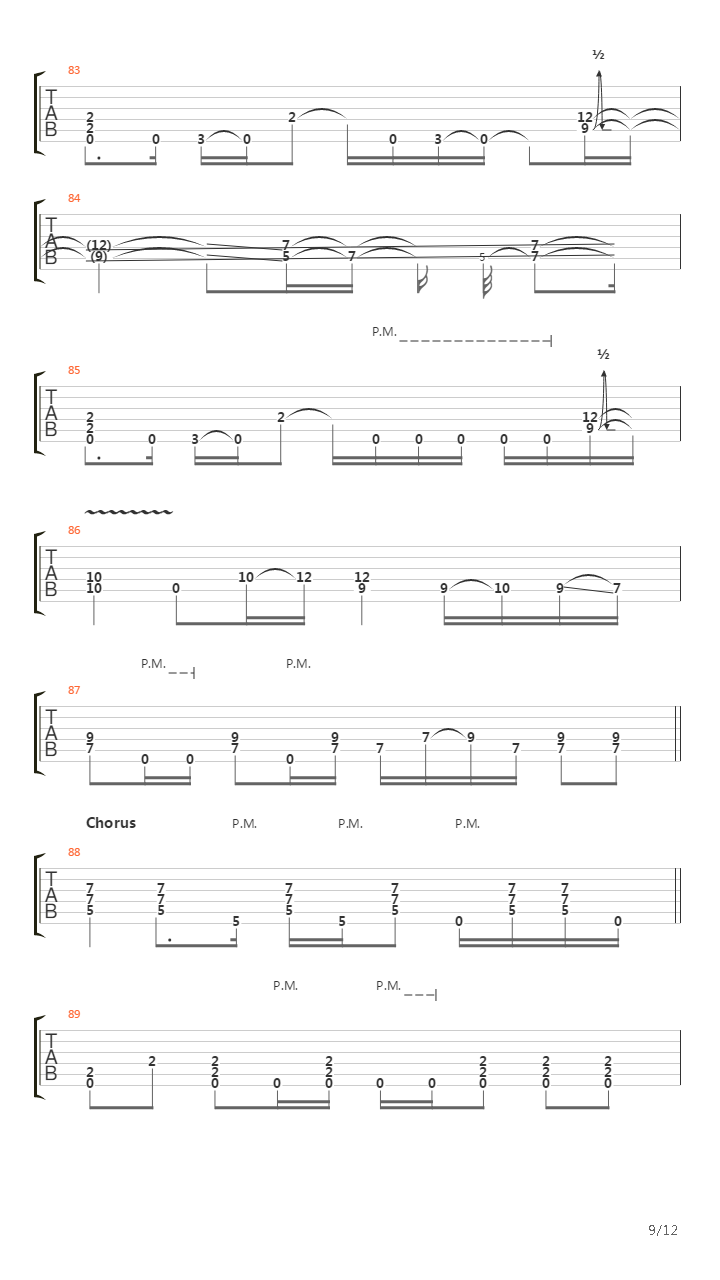 Turn The Page吉他谱