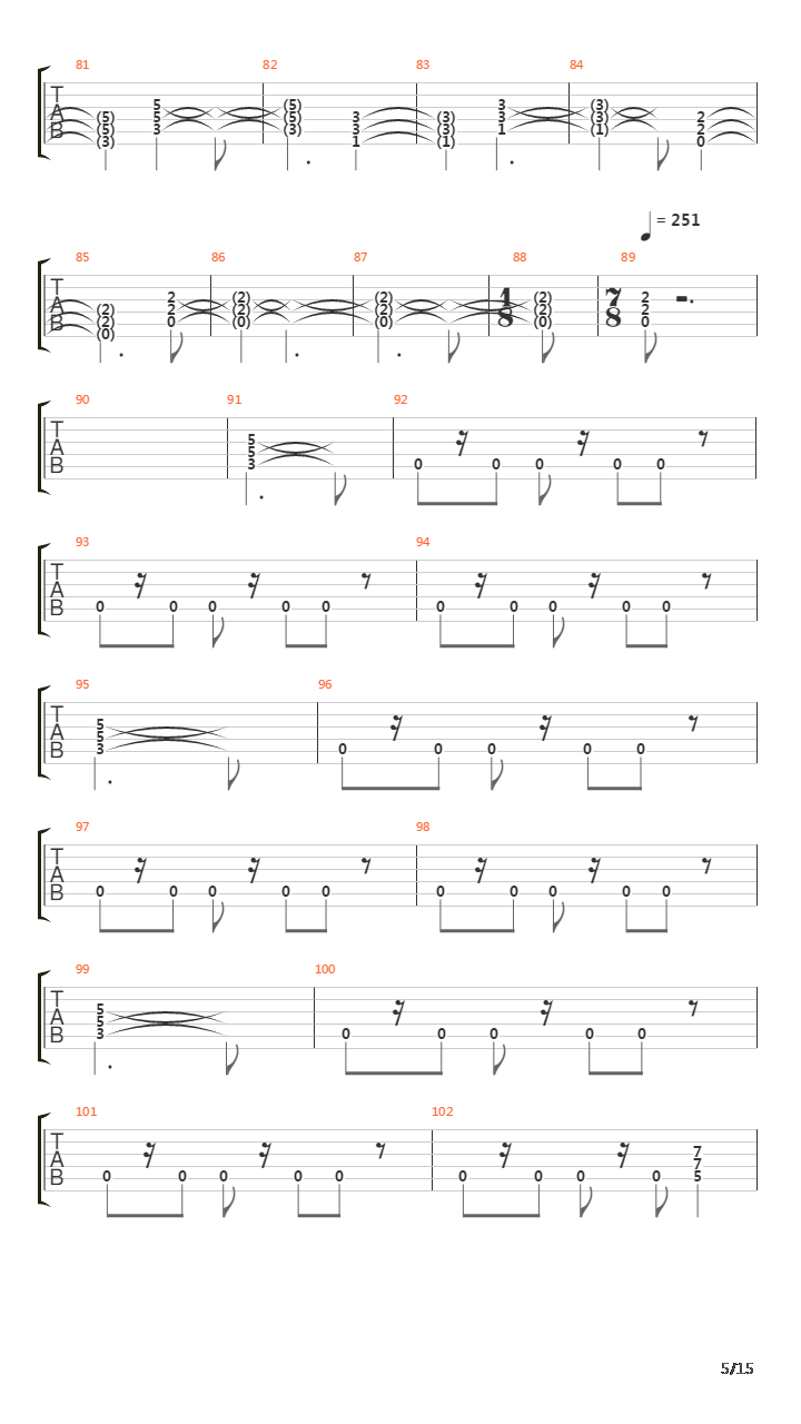 Vulturus吉他谱