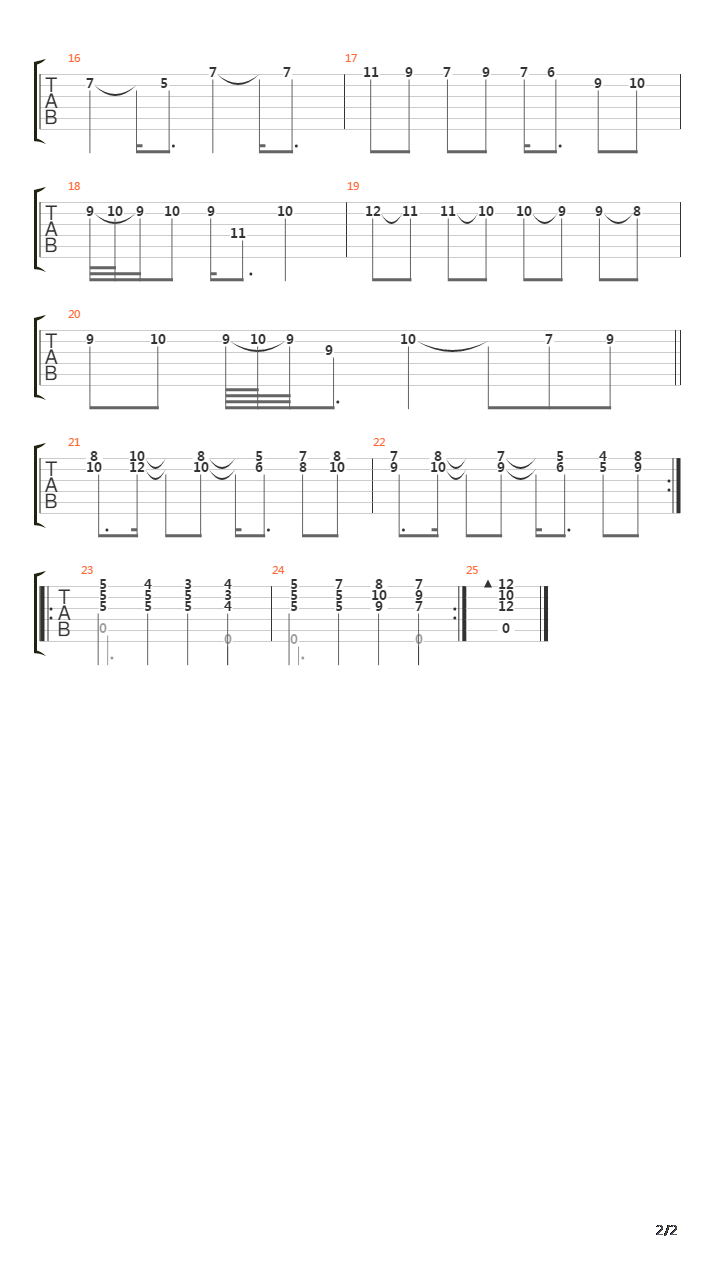 12 Fantasias Para 2 Guitarras 02 Regreso吉他谱
