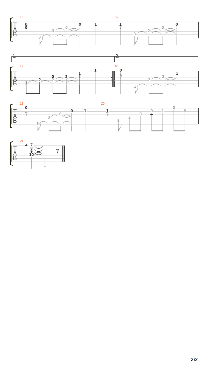 Carta De Amor吉他谱