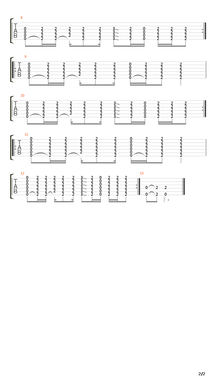 Demian 3 Krommer吉他谱