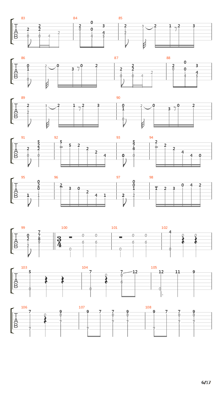 Opus 08 No 29 Opern Revue La Traviata吉他谱