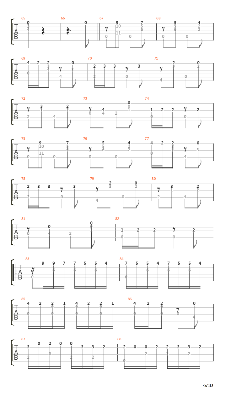 Opus 65 No 1 Fantasie Hongroise吉他谱