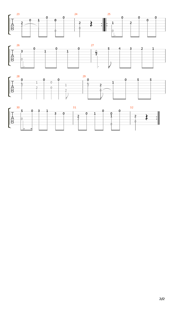 Theme And Variations吉他谱