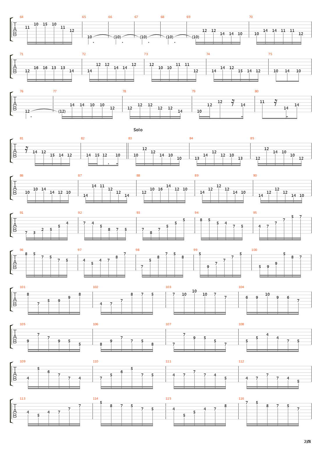 Brandenburgisches Konzert Nr4 In G-major吉他谱