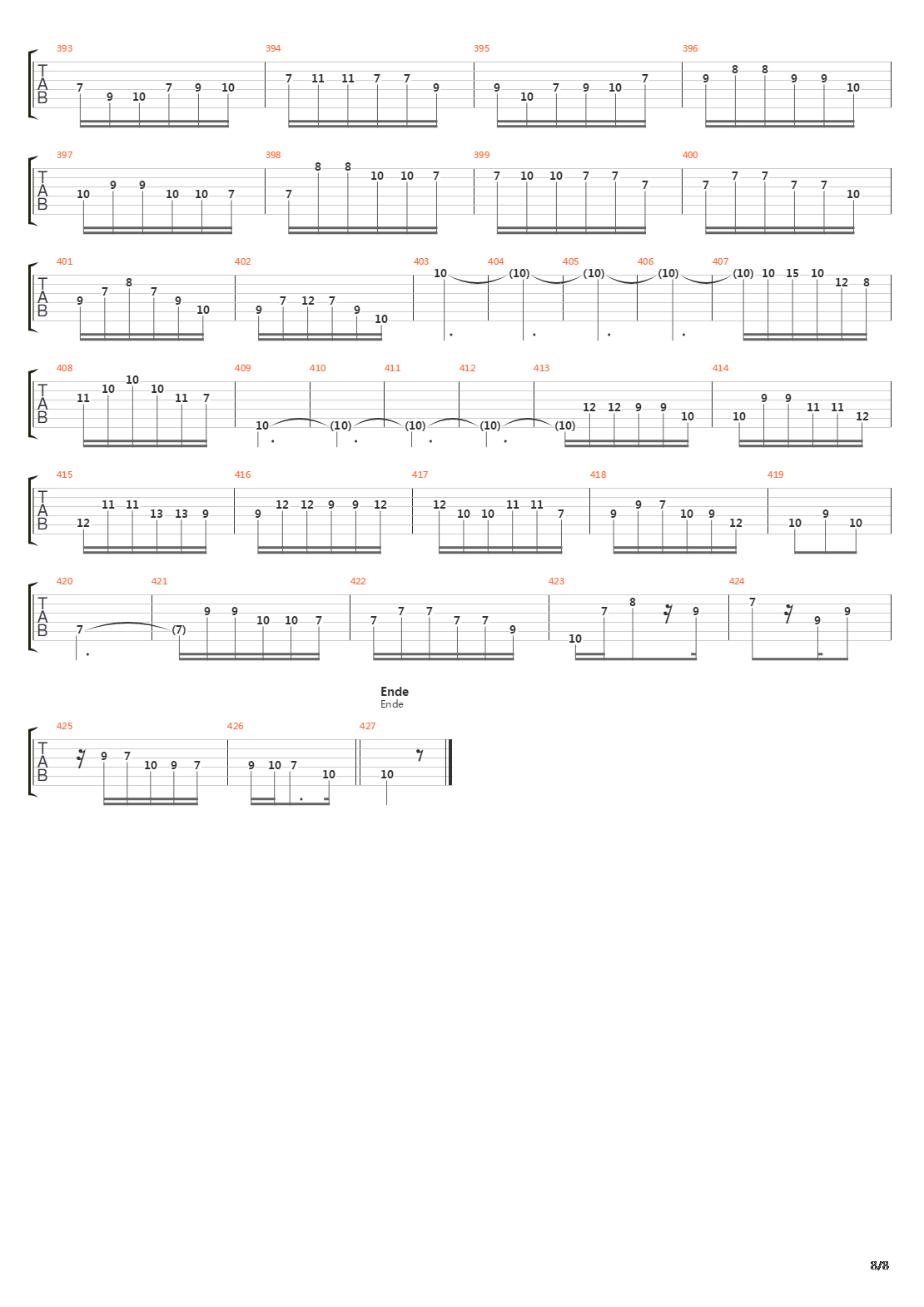 Brandenburgisches Konzert Nr4 In G-major吉他谱