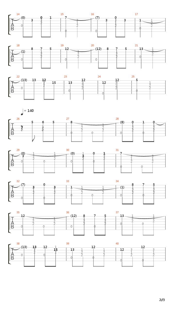 Hungarian Dance 4吉他谱