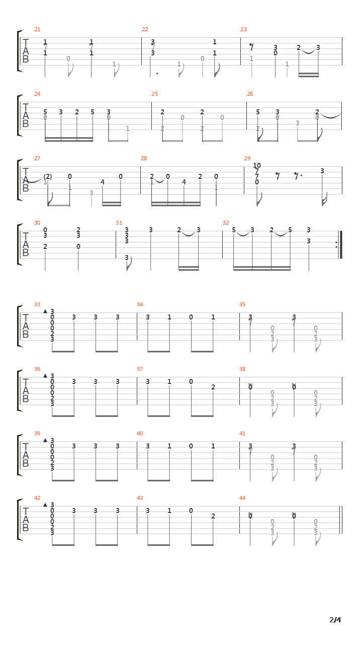 Hungarian Dance No 5吉他谱