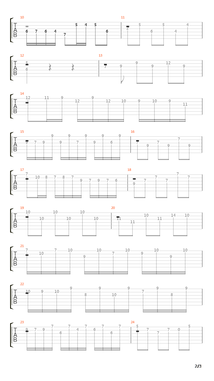 Bwv 779 Two Part Invention No 8吉他谱