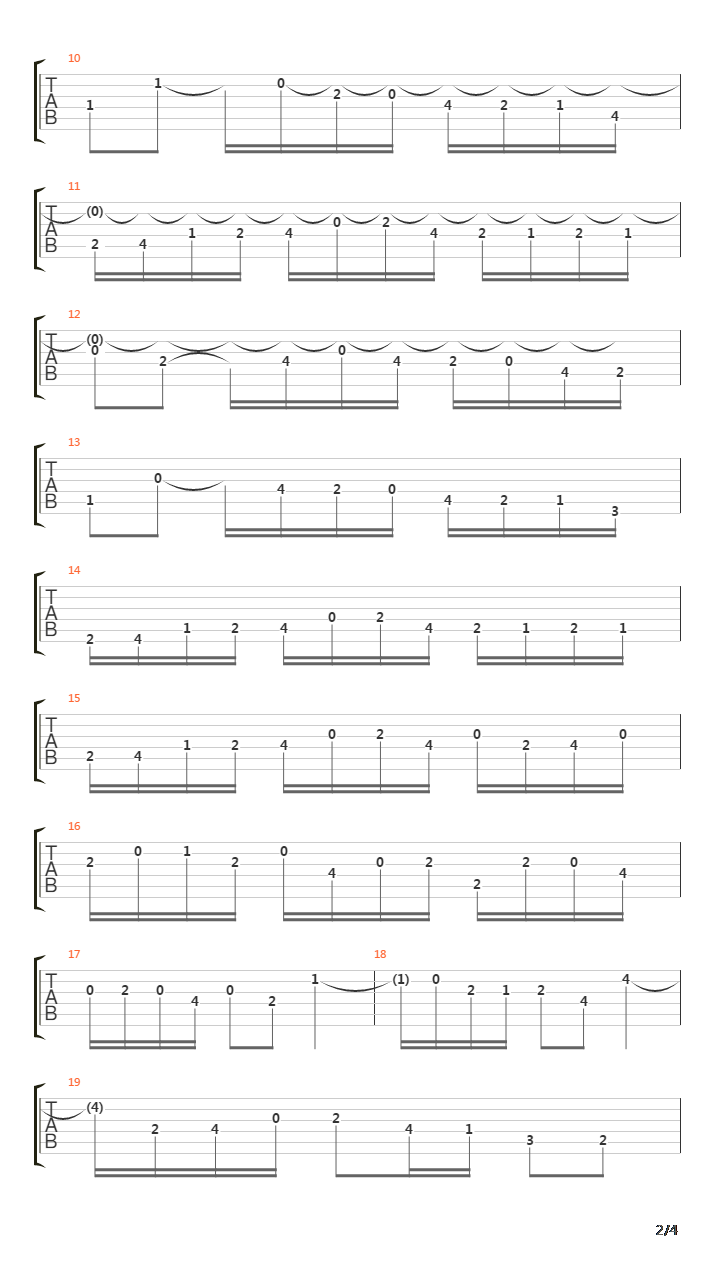 BWV 780 Invention No 9吉他谱