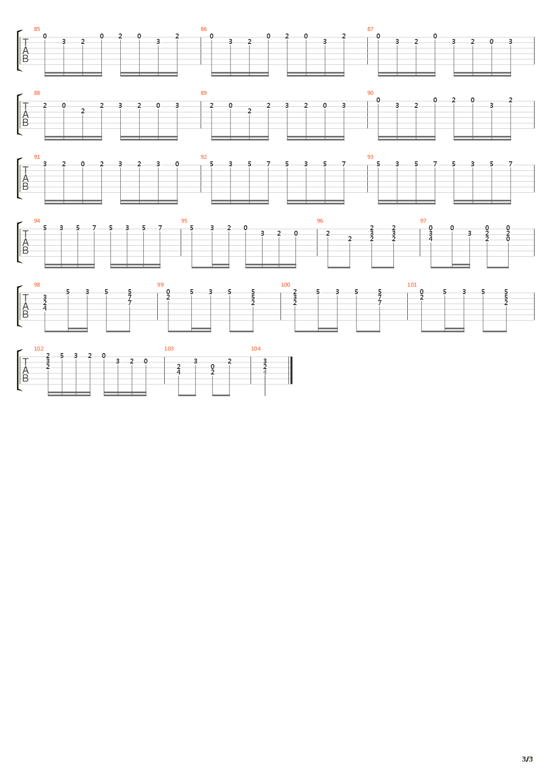BWV 972 i Allegro吉他谱