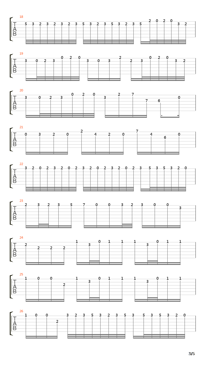 BWV 972 II Larghetto吉他谱