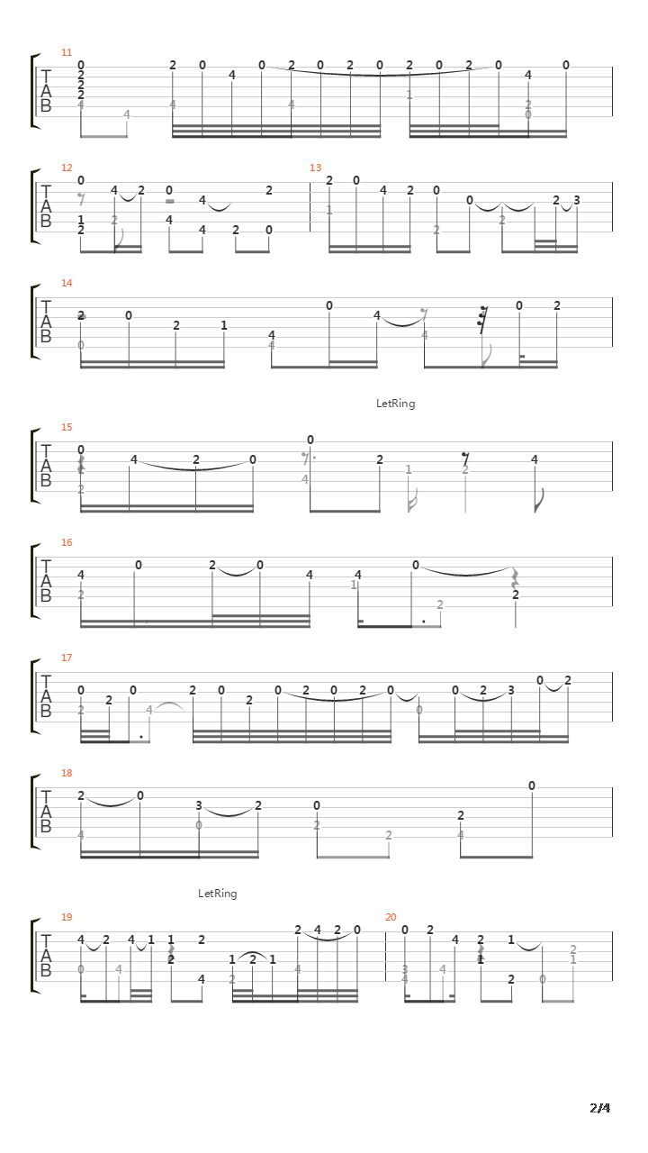 BWV 988 Goldberg Variations吉他谱