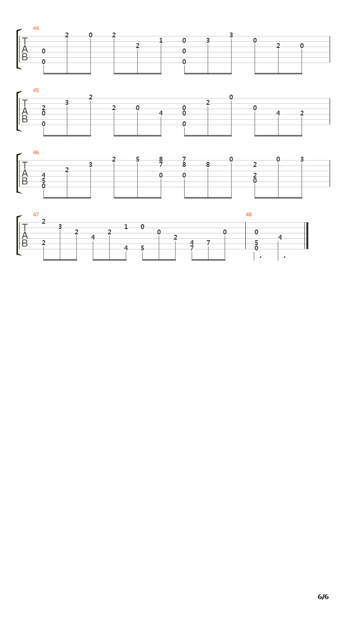 BWV 998 Prelude 1 v2吉他谱