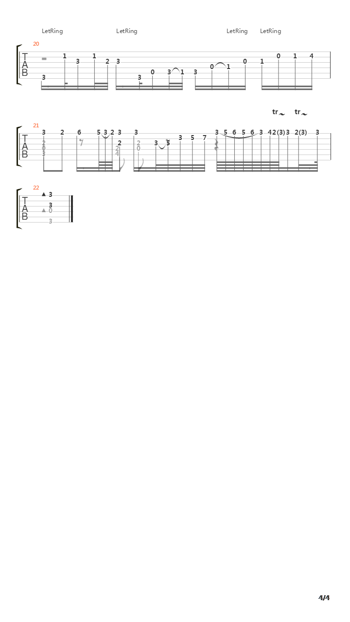 BWV 1001 Adagio吉他谱