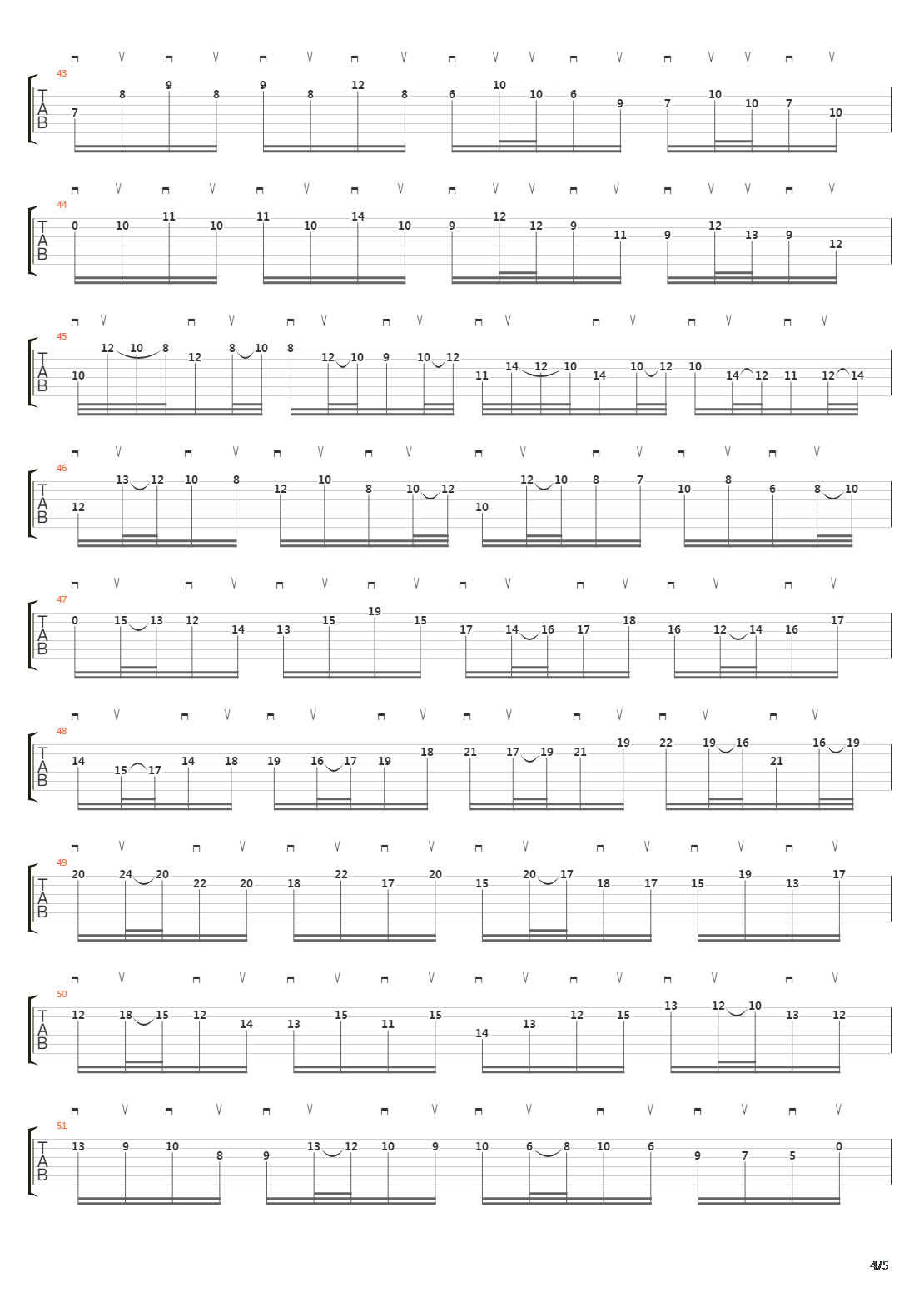 BWV 1003 Allegro吉他谱