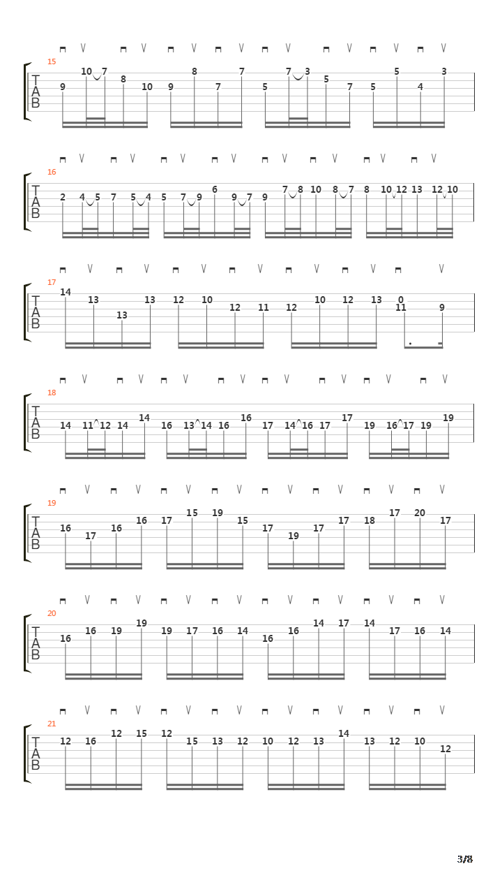BWV 1003 Allegro吉他谱