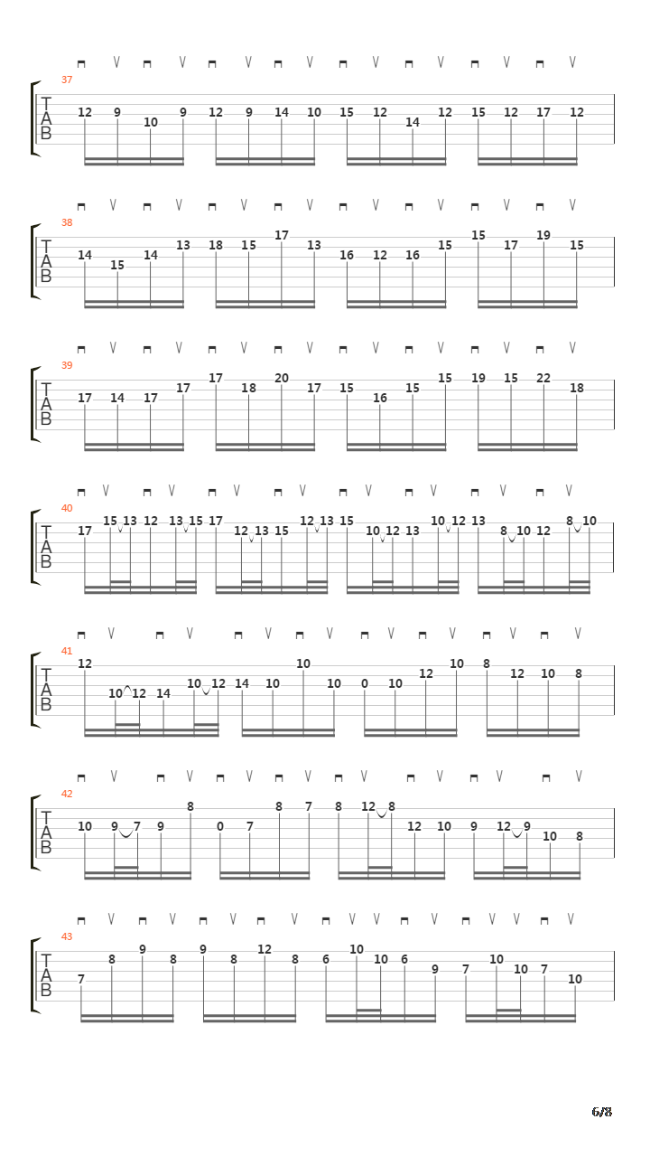 BWV 1003 Allegro吉他谱