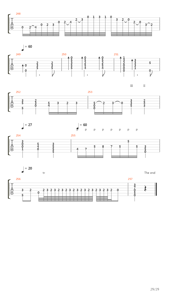 BWV 1004 Ciaccona 2吉他谱