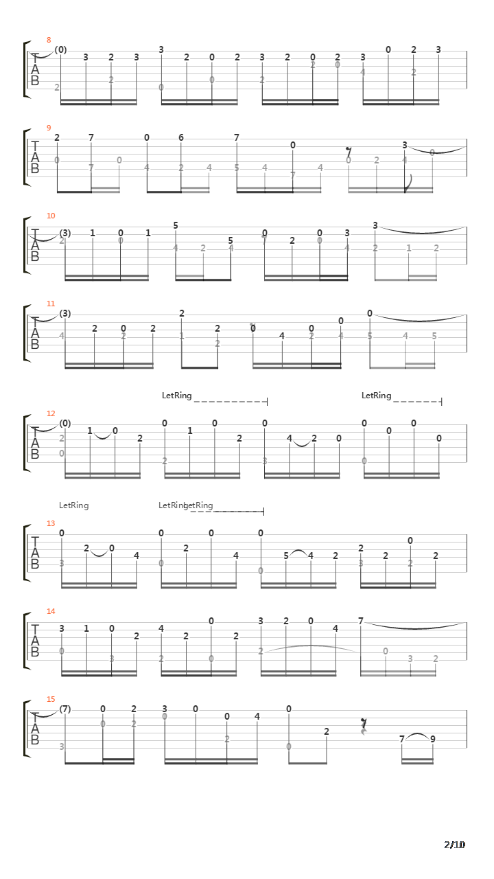 BWV 1034 II Sonata吉他谱