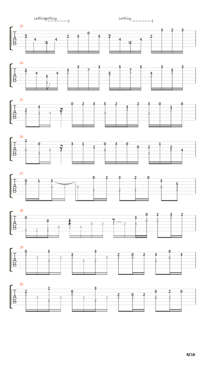 BWV 1034 II Sonata吉他谱