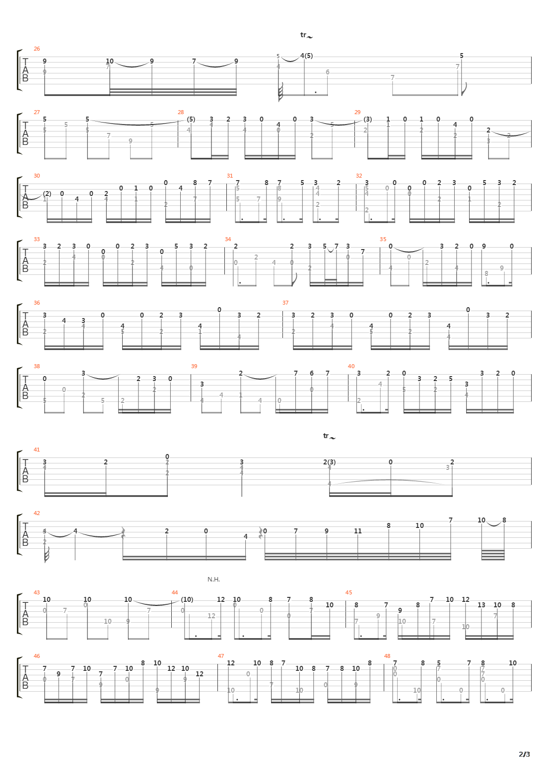 BWV 1034 III Sonata吉他谱