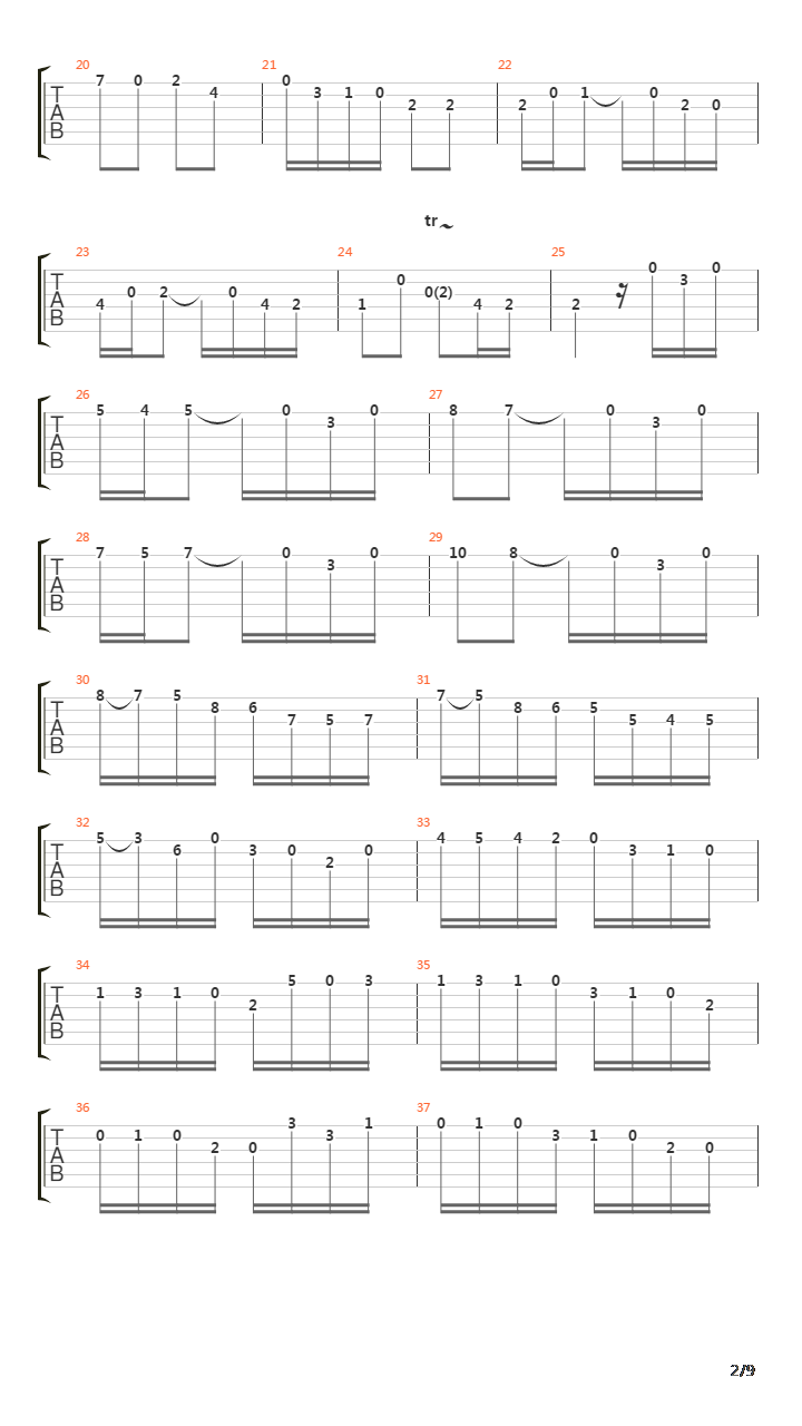 BWV 1041 Concerto吉他谱